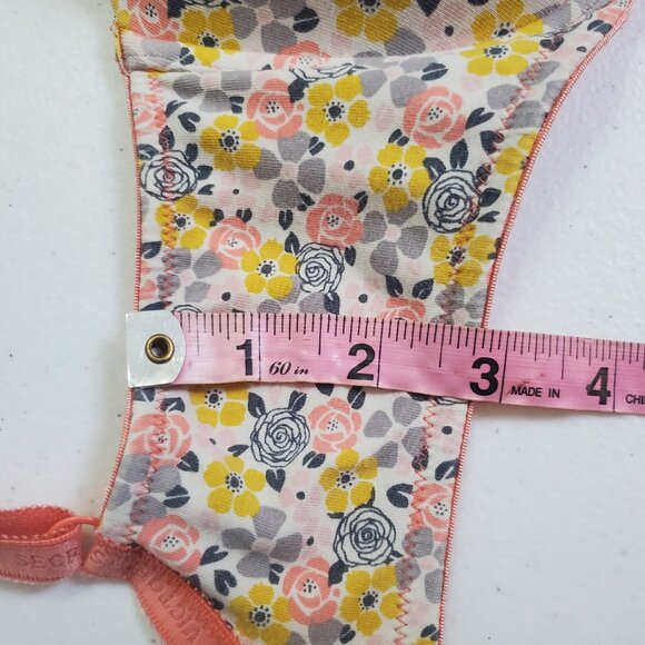 Victoria's Secret Lined Perfect Coverage Bra Underwire Floral 36D - Picture 11 of 12